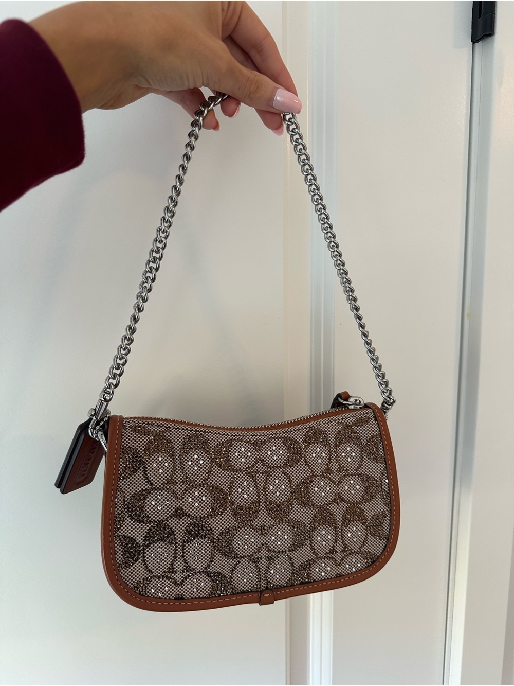 Coach Swinger 20 Bag Crystal Jacquard - Picture 2 of 3
